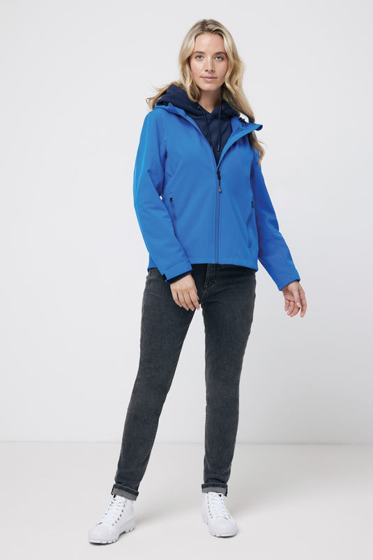 IMakal women recycled polyester soft shell jacket - Custom Wood Designs