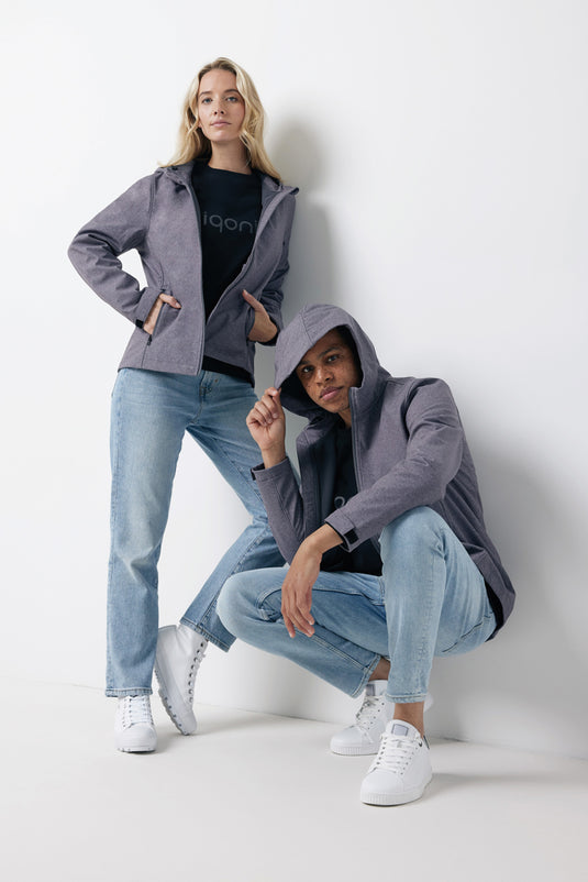 IMakal women recycled polyester soft shell jacket - Custom Wood Designs