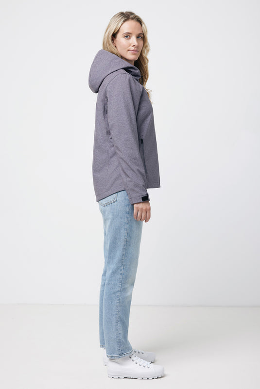IMakal women recycled polyester soft shell jacket - Custom Wood Designs
