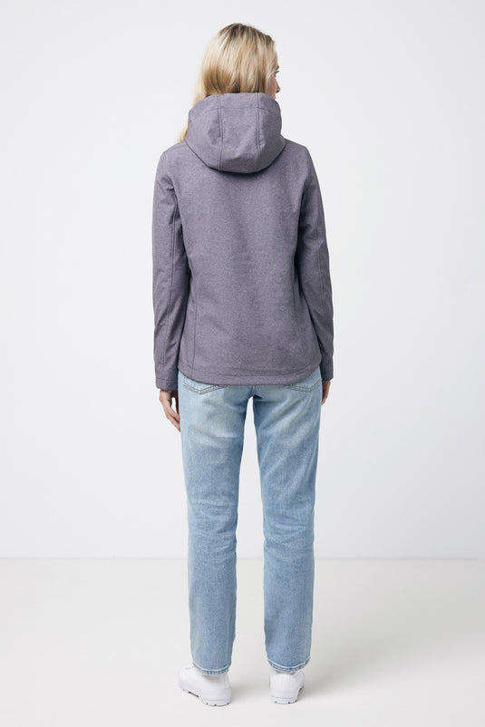 IMakal women recycled polyester soft shell jacket - Custom Wood Designs