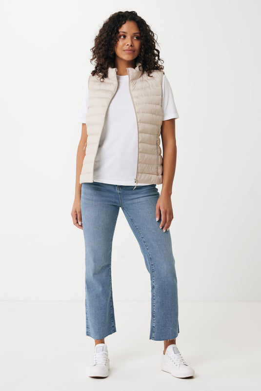 Mer women recycled polyester bodywarmer - Custom Wood Designs