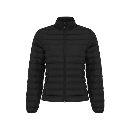 Maiko women recycled polyester padded jacket by iqoniq, showing a lightweight textile jacket in XS size with a padded design.