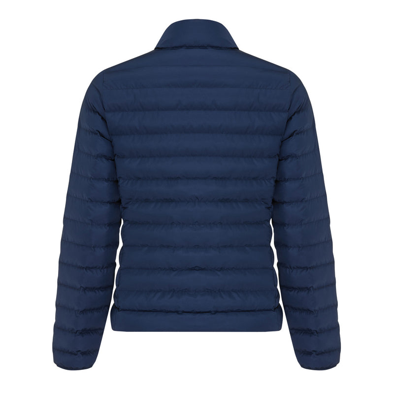 Load image into Gallery viewer, Maiko women's recycled polyester padded jacket by iqoniq, shown in a stylish textile design with a padded, insulated look.
