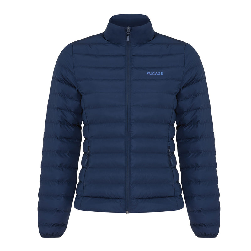 Load image into Gallery viewer, Maiko women recycled polyester padded jacket by iqoniq, showcasing the textile's soft, insulated design with a stylish fit.
