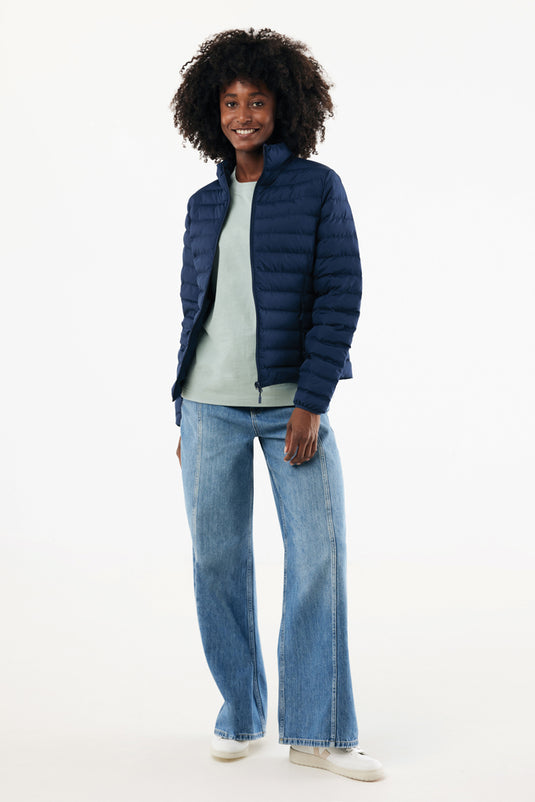 Maiko women's recycled polyester padded jacket in textile, featuring a quilted design and front zipper closure.