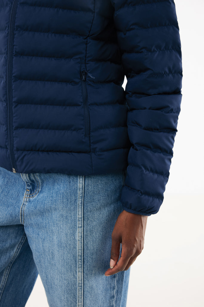 Load image into Gallery viewer, Maiko women recycled polyester padded jacket by iqoniq, showcasing the lightweight textile with a quilted design and stylish fit.
