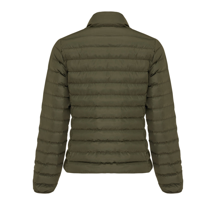 Load image into Gallery viewer, Maiko women recycled polyester padded jacket by iqoniq, showcasing the textile with a fitted design and padded insulation.
