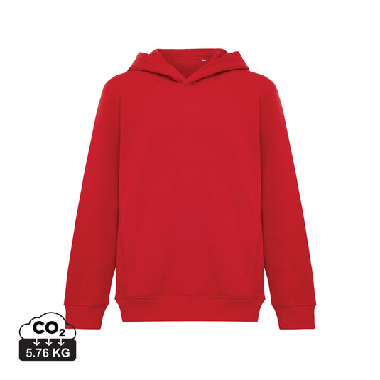 Kids recycled cotton hoodie with sidepockets
