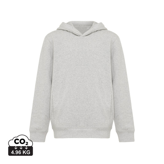 Kids recycled cotton hoodie with sidepockets