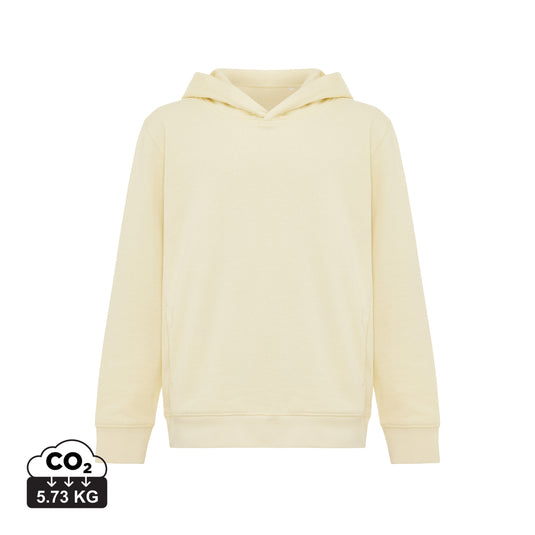 Kids recycled cotton hoodie with sidepockets