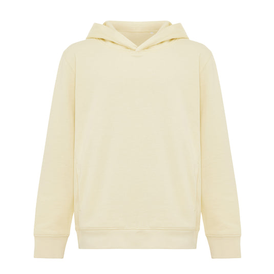 Kids recycled cotton hoodie with sidepockets