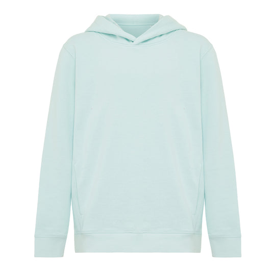 Kids recycled cotton hoodie with sidepockets