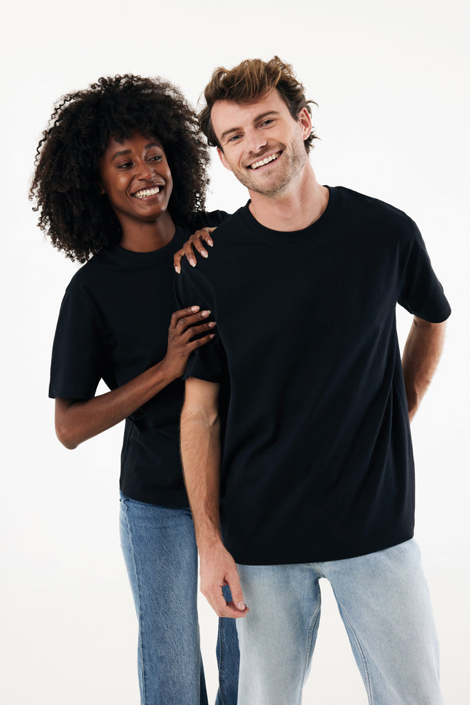 Load image into Gallery viewer, Nikko heavyweight recycled cotton t-shirt - Custom Wood Designs Nikko heavyweight recycled cotton t-shirt
