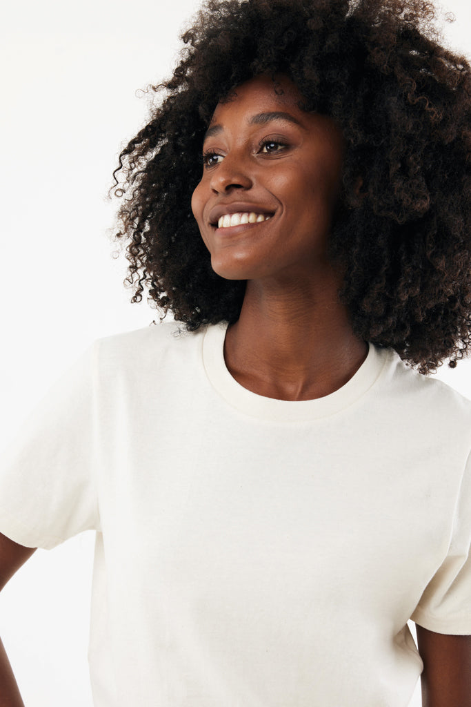 Load image into Gallery viewer, Nikko heavyweight recycled cotton t-shirt - Custom Wood Designs Nikko heavyweight recycled cotton t-shirt
