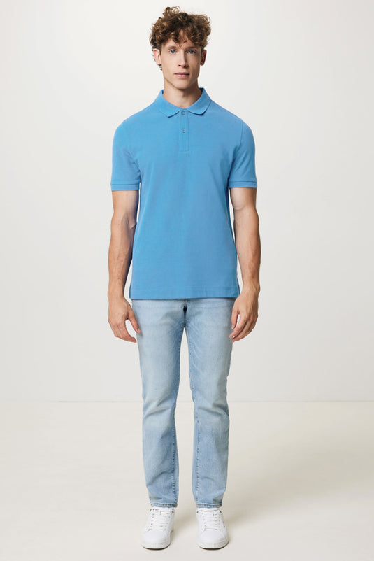 Yosemit recycled cotton pique polo - Custom Wood Designs