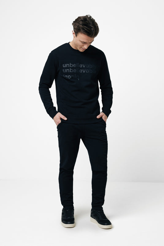 Zio recycled cotton crew neck - Custom Wood Designs