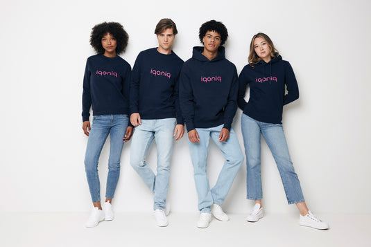 Zio recycled cotton crew neck - Custom Wood Designs