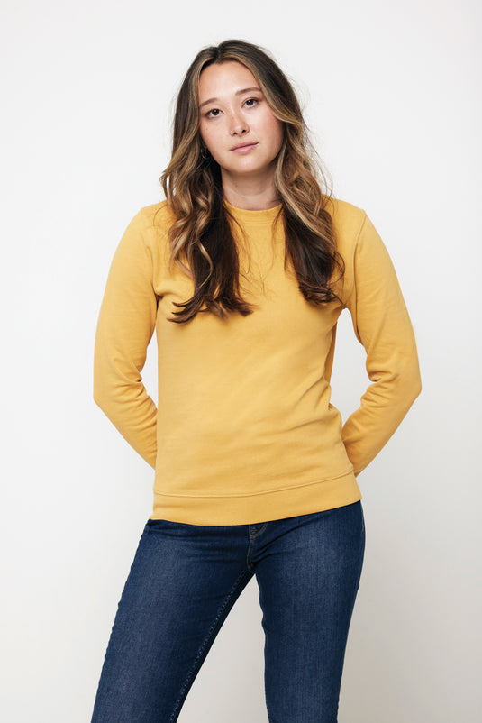 Zio recycled cotton crew neck - Custom Wood Designs