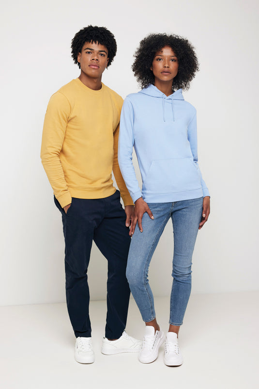 Zio recycled cotton crew neck - Custom Wood Designs