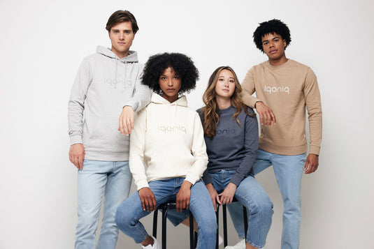 Denal recycled cotton crew neck undyed - Custom Wood Designs