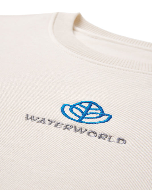Denal recycled cotton crew neck undyed - Custom Wood Designs