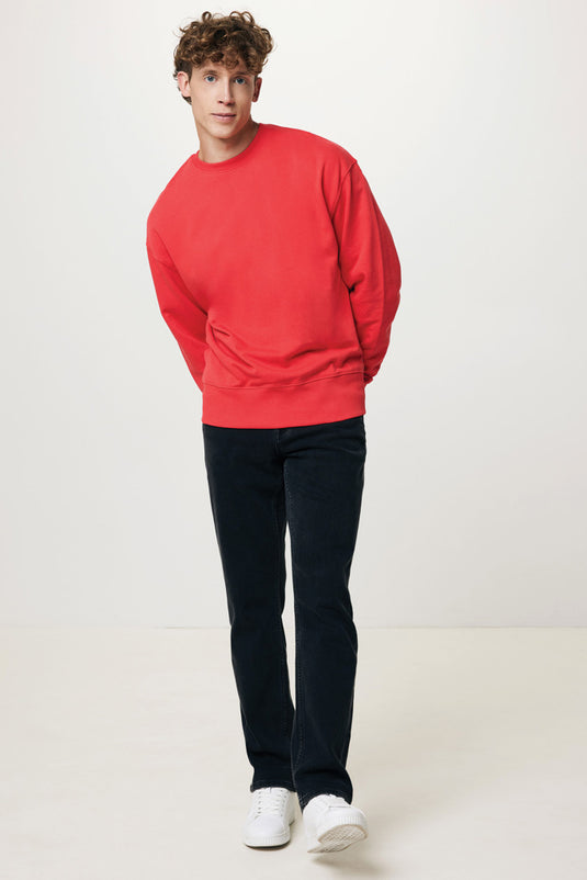 Kruge relaxed recycled cotton crew neck - Custom Wood Designs