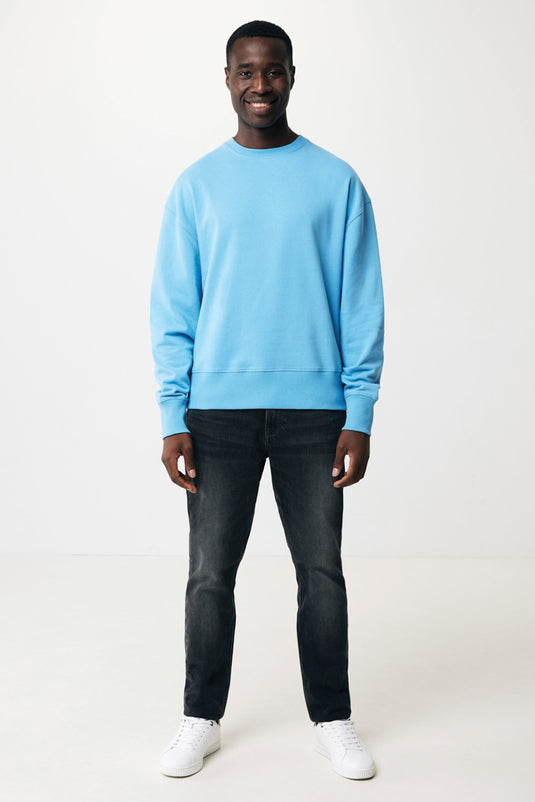 Kruge relaxed recycled cotton crew neck - Custom Wood Designs