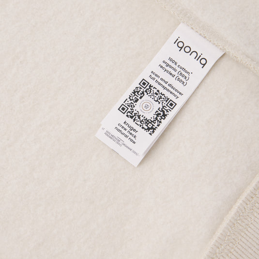 Kruge relaxed recycled cotton crew neck - Custom Wood Designs