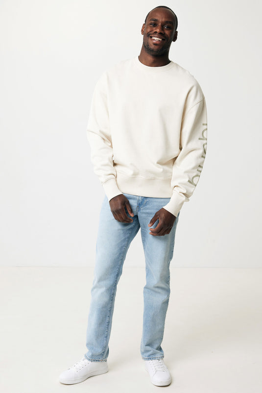 Kruge relaxed recycled cotton crew neck - Custom Wood Designs