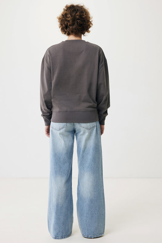Kruge relaxed recycled cotton crew neck - Custom Wood Designs