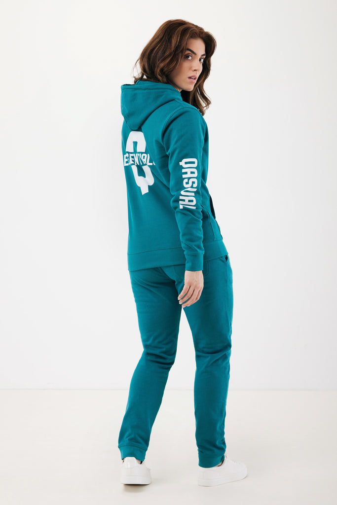 Load image into Gallery viewer, Jaspe recycled cotton hoodie - Custom Wood Designs
