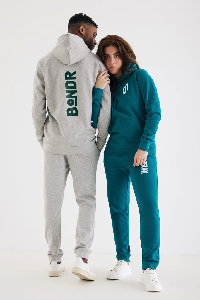Load image into Gallery viewer, Jaspe recycled cotton hoodie - Custom Wood Designs
