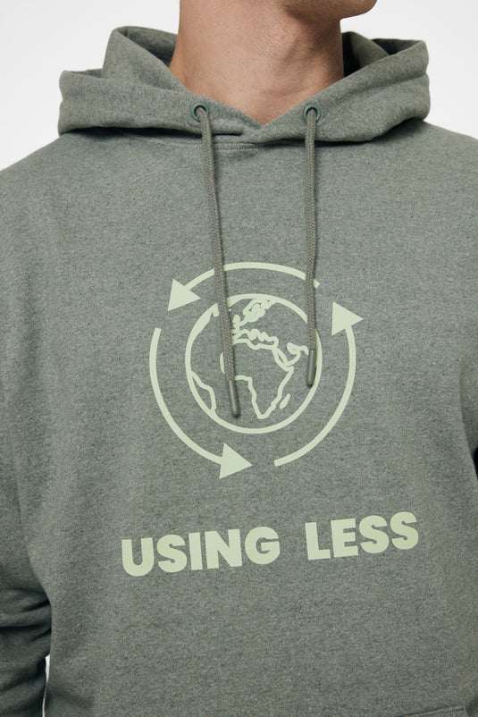 Torre recycled cotton hoodie undyed - Custom Wood Designs