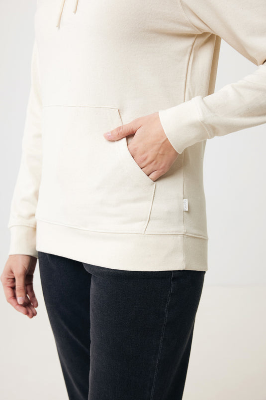 Torre recycled cotton hoodie undyed - Custom Wood Designs
