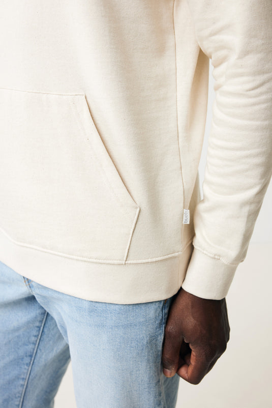 Torre recycled cotton hoodie undyed - Custom Wood Designs