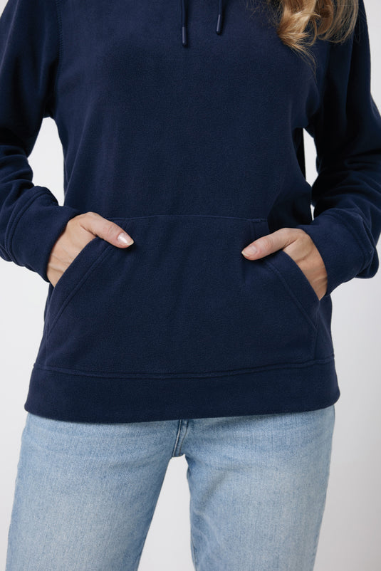 Trivo recycled polyester microfleece hoodie - Custom Wood Designs
