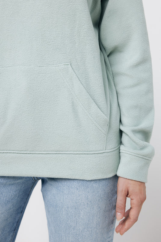 Trivo recycled polyester microfleece hoodie - Custom Wood Designs