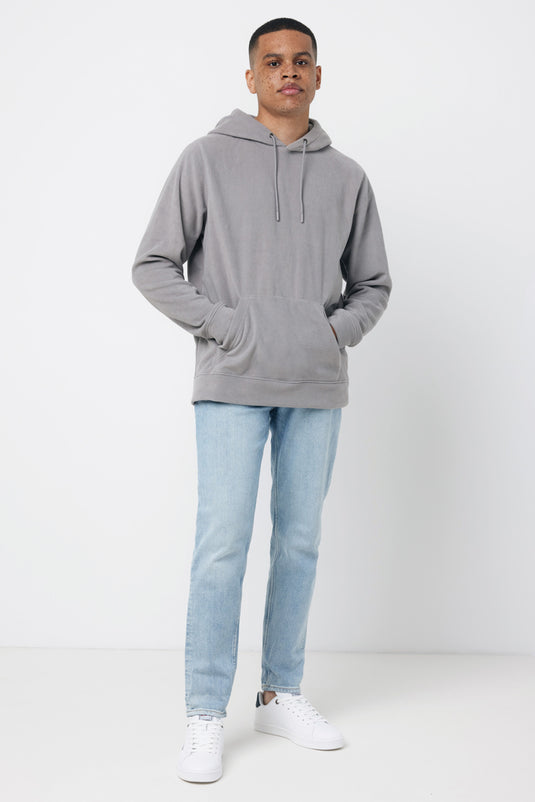 Trivo recycled polyester microfleece hoodie - Custom Wood Designs