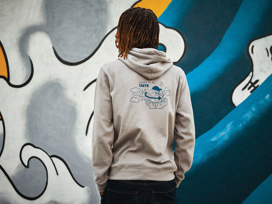 Trivo recycled polyester microfleece hoodie - Custom Wood Designs