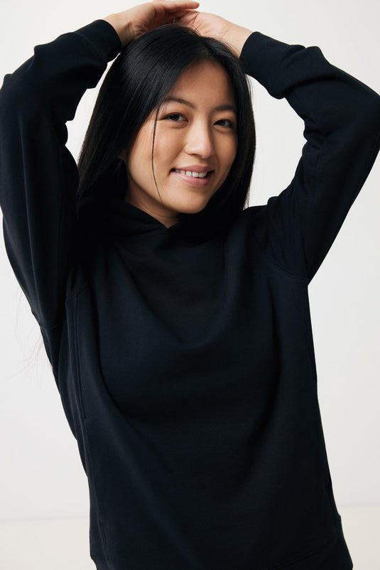 Recycled cotton hoodie with sidepockets - Custom Wood Designs