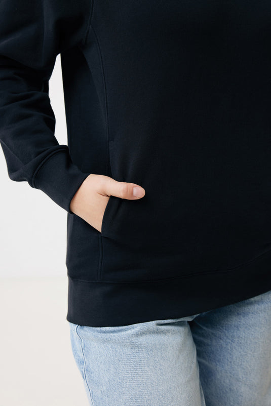 Recycled cotton hoodie with sidepockets - Custom Wood Designs
