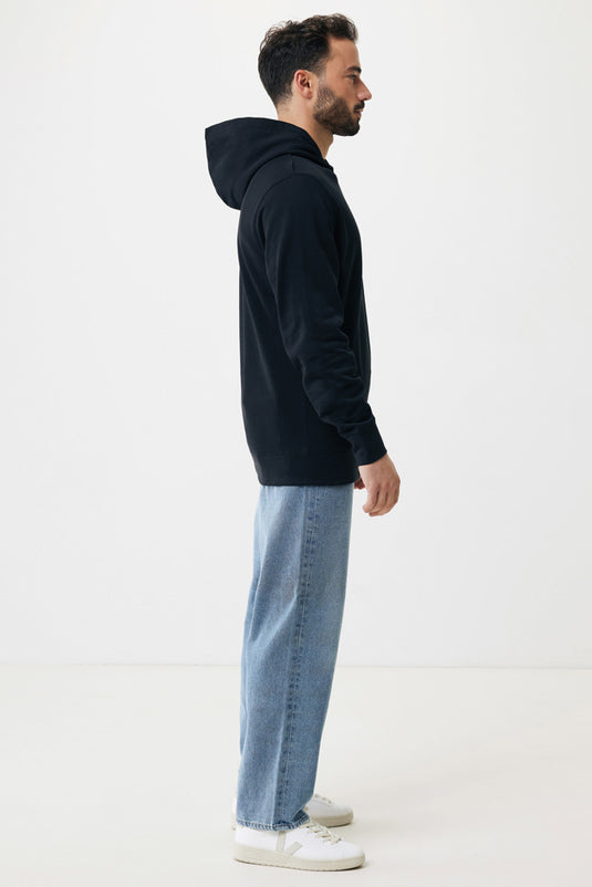 Recycled cotton hoodie with sidepockets - Custom Wood Designs