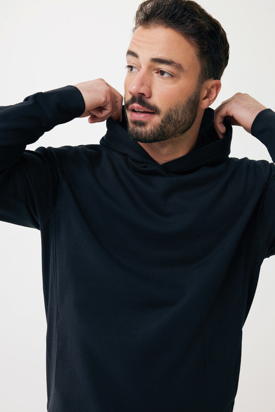 Recycled cotton hoodie with sidepockets - Custom Wood Designs