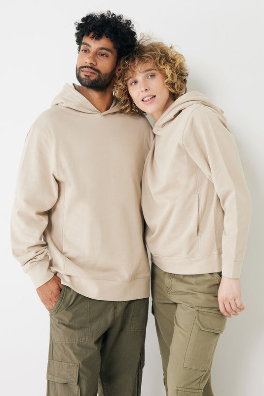 Recycled cotton hoodie with sidepockets - Custom Wood Designs