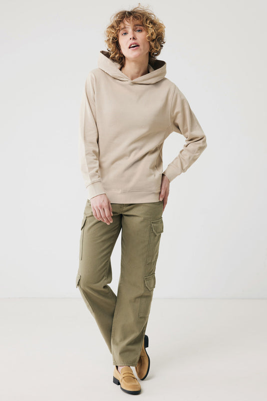 Recycled cotton hoodie with sidepockets - Custom Wood Designs