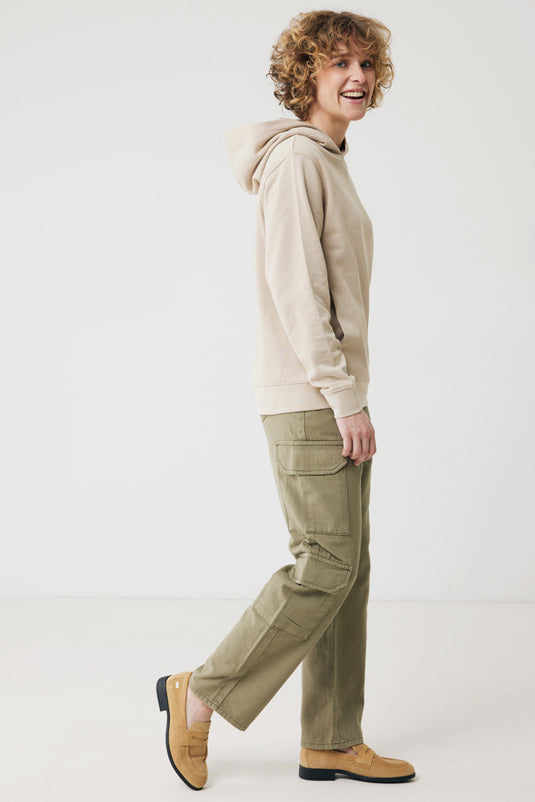 Recycled cotton hoodie with sidepockets - Custom Wood Designs