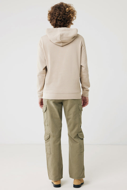Recycled cotton hoodie with sidepockets - Custom Wood Designs