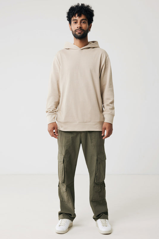 Recycled cotton hoodie with sidepockets - Custom Wood Designs