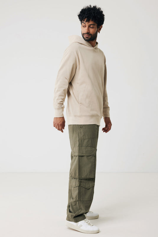 Recycled cotton hoodie with sidepockets - Custom Wood Designs