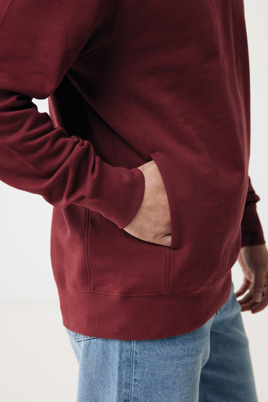 Recycled cotton hoodie with sidepockets - Custom Wood Designs